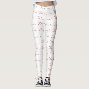 Chilli Capsaicin Molecular Chemical Formula Leggings