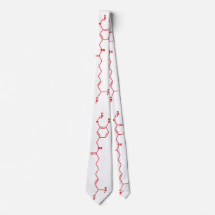 Chilli Capsaicin Molecular Chemical Formula Tie