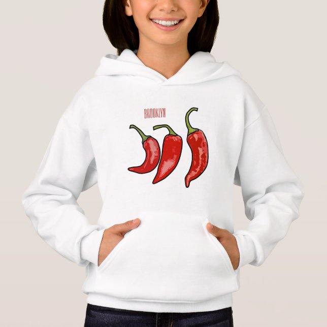 Chilli cartoon illustration  (Front)