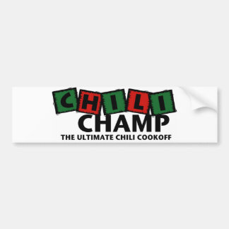 Chilli Champ Bumber Sticker