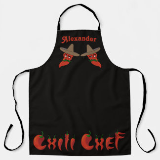 Chilli Chef Personalise Long Apron