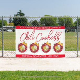 Chilli Chilli Soup Cookoff Competition Supper Food Banner