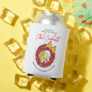Chilli Chilli Soup Cookoff Competition Supper Food Can Cooler