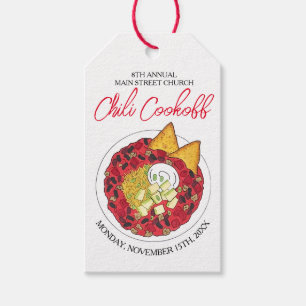 Chilli Chilli Soup Cookoff Competition Supper Food Gift Tags