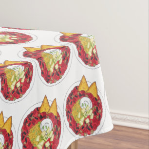 Chilli Chilli Soup Cookoff Competition Supper Food Tablecloth