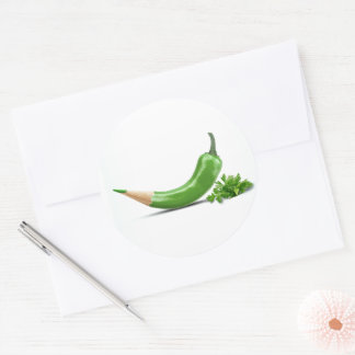 Chilli Classic Round Sticker
