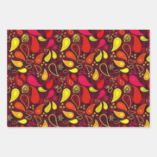 Chilli Colours Wrapping Paper Sheet