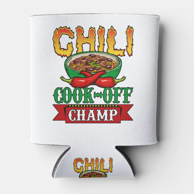 Chilli Cook Off Champ Competition Winner Can Cooler (Front)