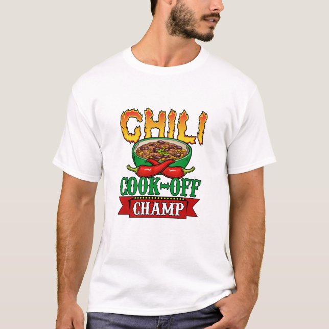 Chilli Cook Off Champ Competition Winner T-Shirt (Front)