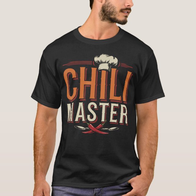 Chilli Cook Off Chilli Master Cooking T-Shirt (Front)
