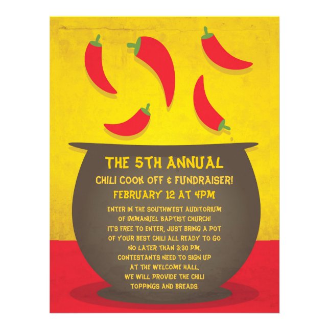 Chilli Cook Off Flyer (Front)