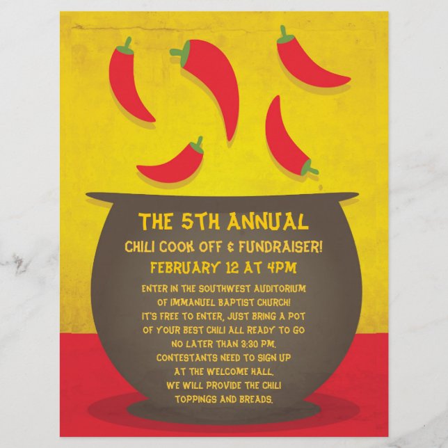 Chilli Cook Off Flyer (Front)
