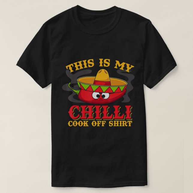 Chilli cook off gifts Chilli Cookoff Funny T-Shirt (Design Front)