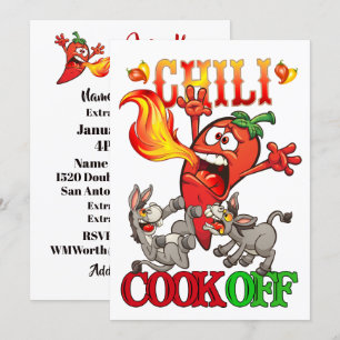 Chilli Cook Off Invitation