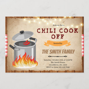 Chilli cook off Invitation