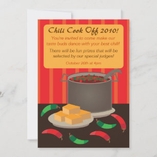 Chilli Cook Off Invitation Announcement