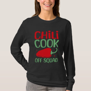 Chilli Cook Off Squad Colourful Fun Chilli Cook Of T-Shirt