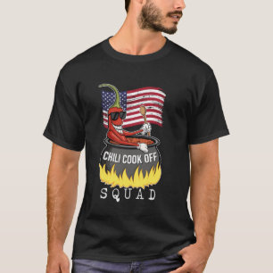 Chilli Cook Off Squad Red Pepper American Pride Ch T-Shirt