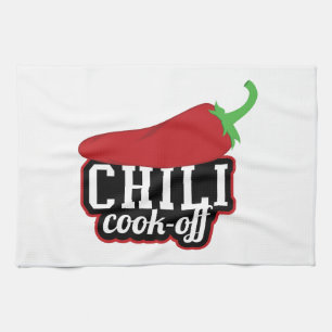 Chilli Cook-Off Tea Towel