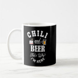 Chilli Cookoff Funny  Chilli And Beer   Coffee Mug