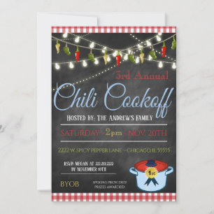 Chilli Cookoff Invitation