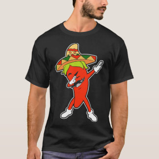 Chilli Dabbing Pepper Mexican Hot Jalapeno Dab T-Shirt