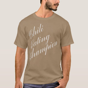 Chilli Eating Champion Competitive Food Eating Con T-Shirt