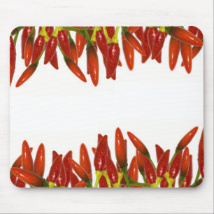 chilli frame with white space will be text mouse mat