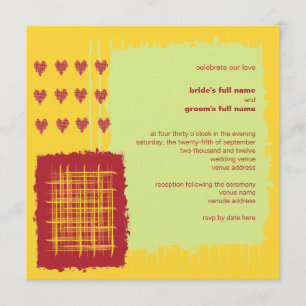 Chilli Lemon Wedding Invitation