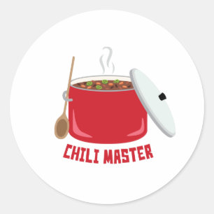 Chilli Master Classic Round Sticker