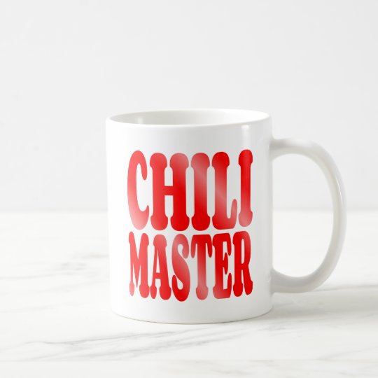 Chilli Master in Red Coffee Mug