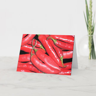 chilli mouse mat card