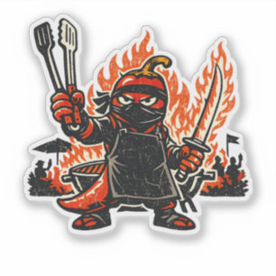 Chilli Ninja BBQ Master — Vintage Summer Fire 