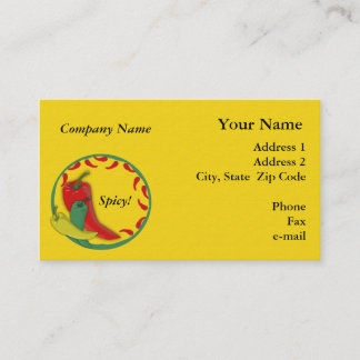 Chilli Pepper Business Card