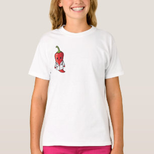 Chilli Pepper Cartoon Doctor Kids T-Shirt