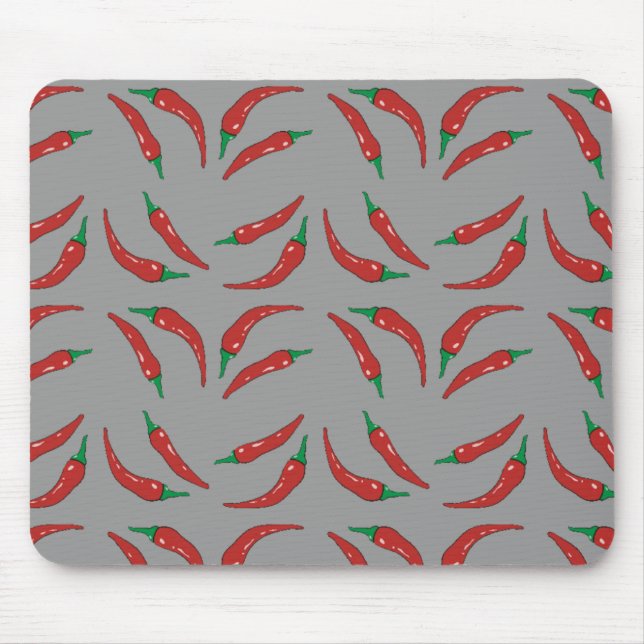 chilli pepper, cookery mouse mat (Front)