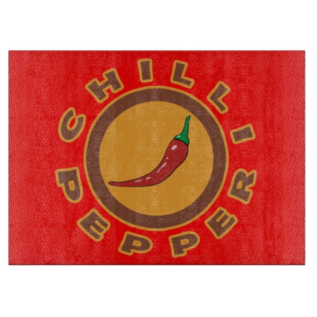 Chilli Pepper Cutting Board (Front)