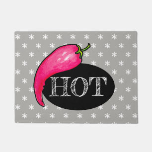 Chilli pepper doormat