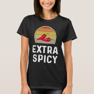 Chilli Pepper Extra Spicy Cook Off Retro T-Shirt