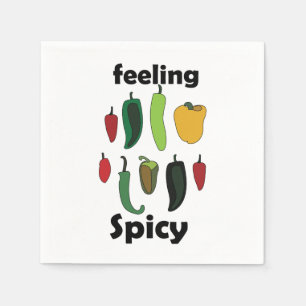 Chilli Pepper Feeling Spicy Fiesta Party Napkin