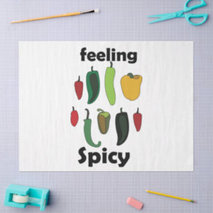 Chilli Pepper Feeling Spicy Fiesta Party Tissue Paper