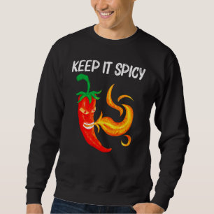 Chilli Pepper For Men Women Red Spicy Flaming Jala Sweatshirt