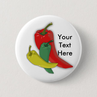 Chilli Pepper Group 6 Cm Round Badge