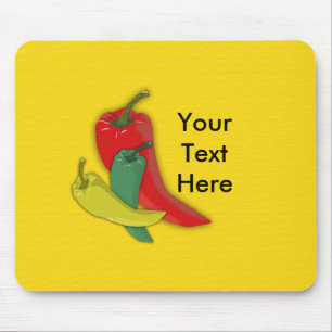 Chilli Pepper Group Mouse Mat