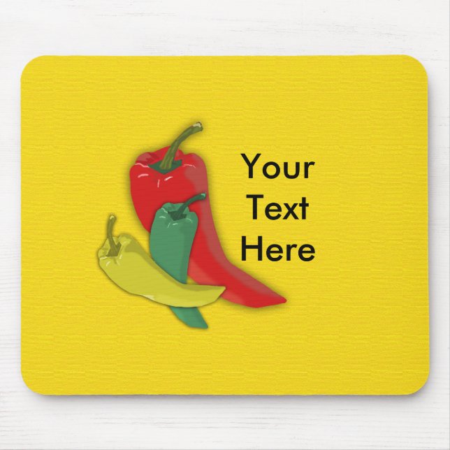 Chilli Pepper Group Mouse Mat (Front)