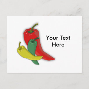 Chilli Pepper Group Postcard