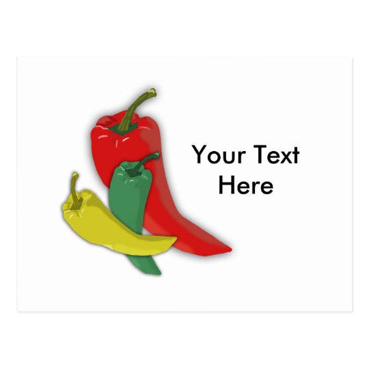 Chilli Pepper Group Postcard