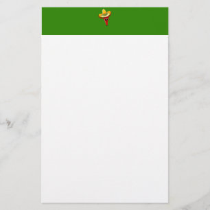 Chilli Pepper in a Sombrero Stationery