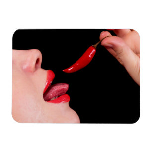 Chilli pepper lips magnet
