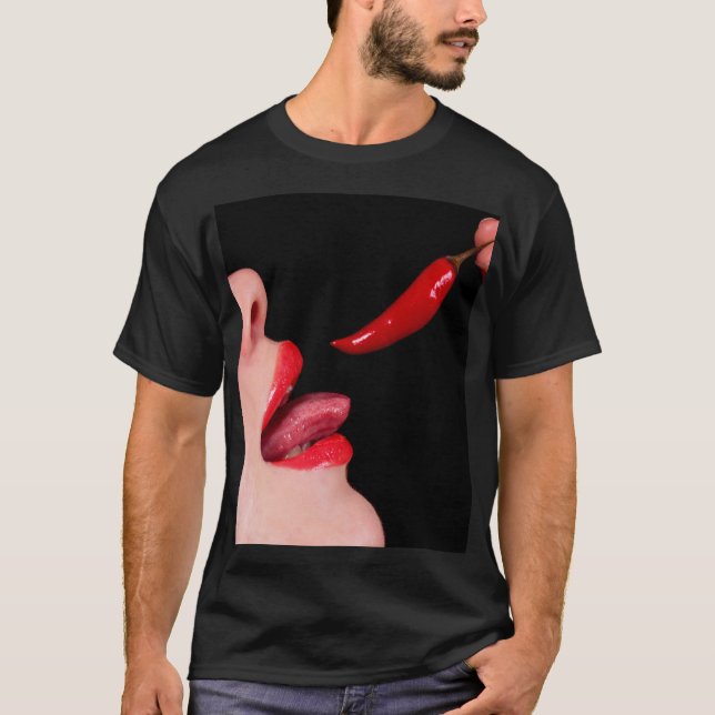 Chilli pepper lips T-Shirt (Front)
